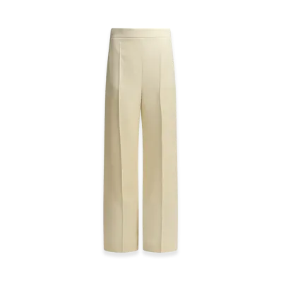 Valentino Women's Silk Tailored Pants "White"