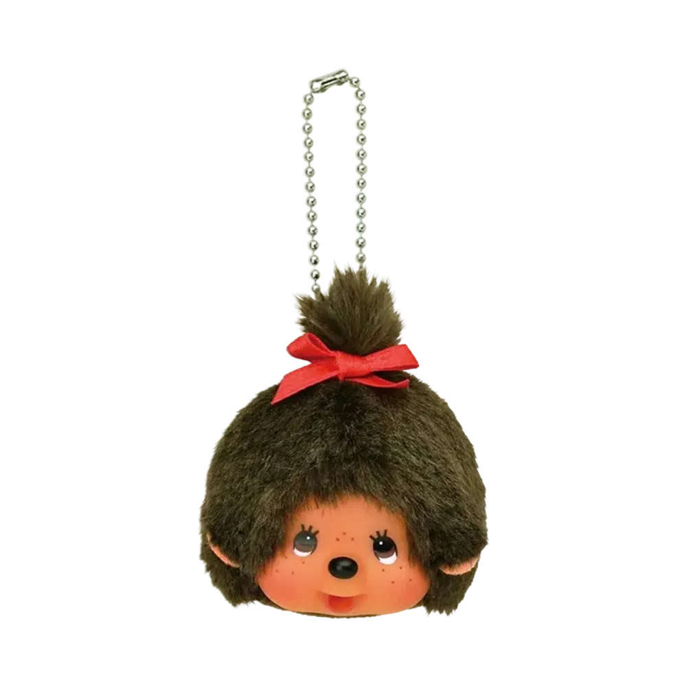 Sekiguchi Monchhichi Face Badge Mascot Girl
