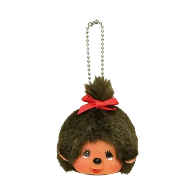 Sekiguchi Monchhichi Face Badge Mascot Girl