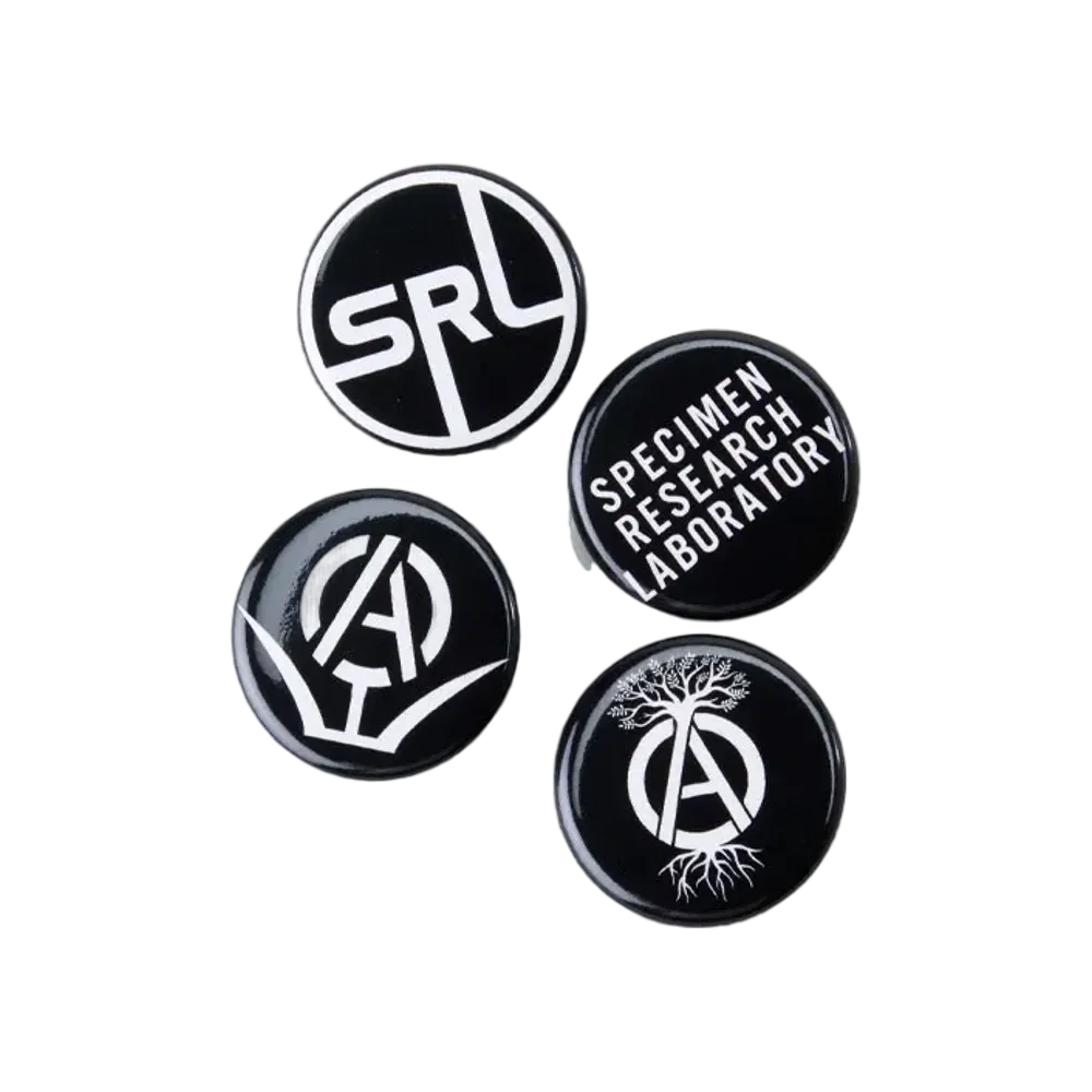 NEIGHBORHOOD SRL . Pin Button Set "Black"