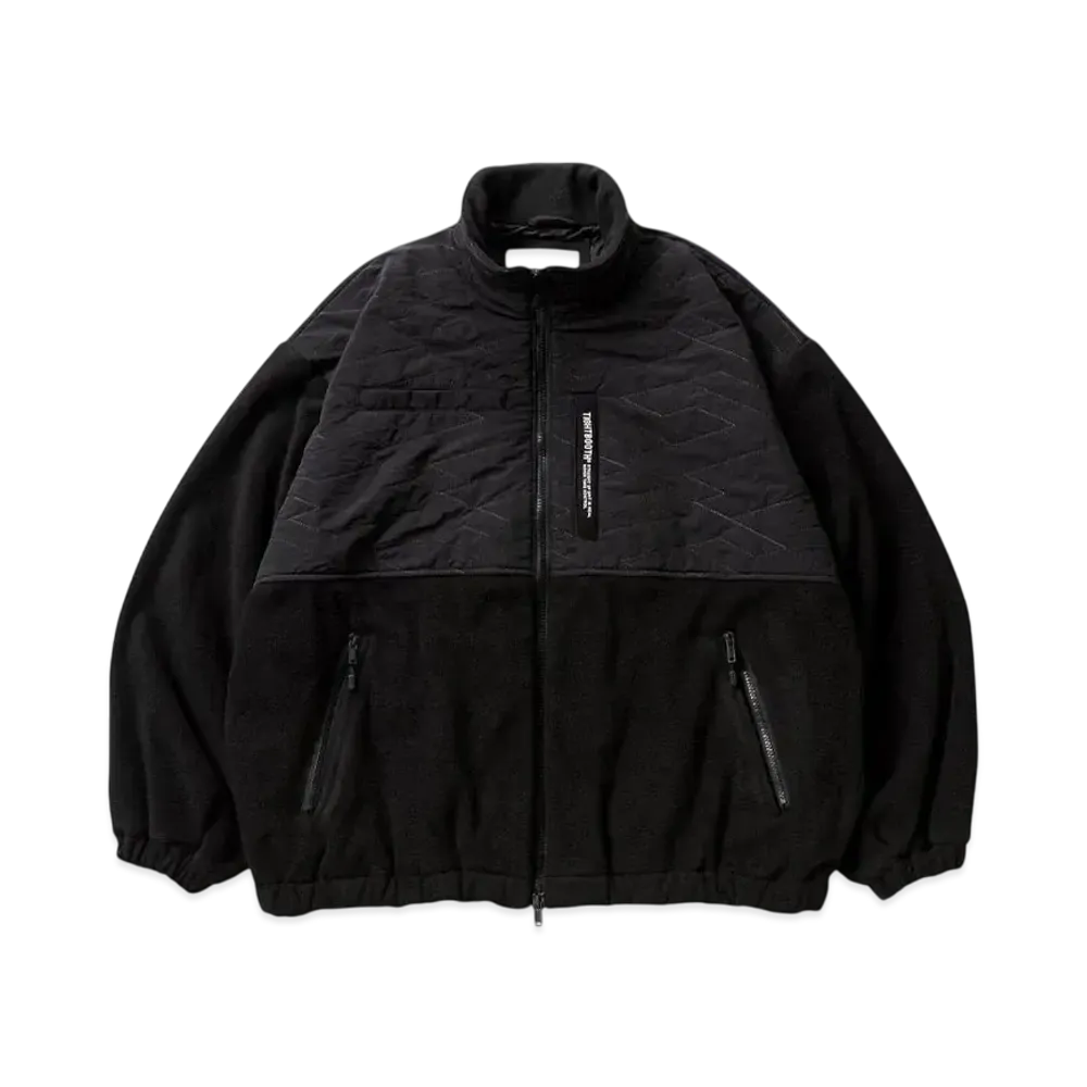 TIGHTBOOTH T Quilt Fleece Jacket "Black"