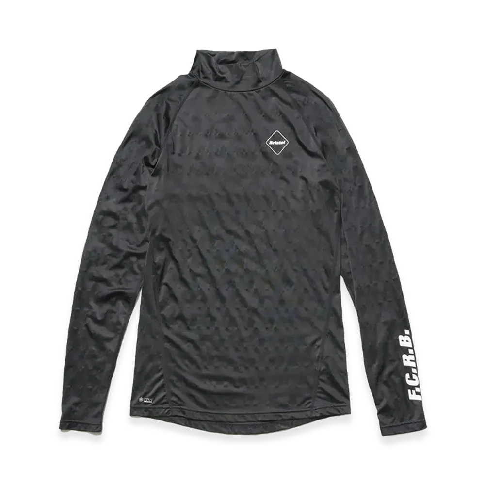 F.C.Real Bristol Freeze Tech Mockneck L/S Top "Black"