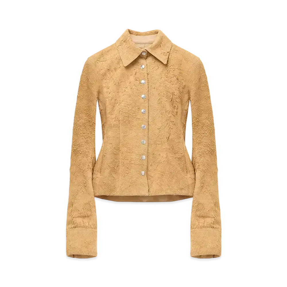 Alexander McQUEEN Suede Jacket "Sand"