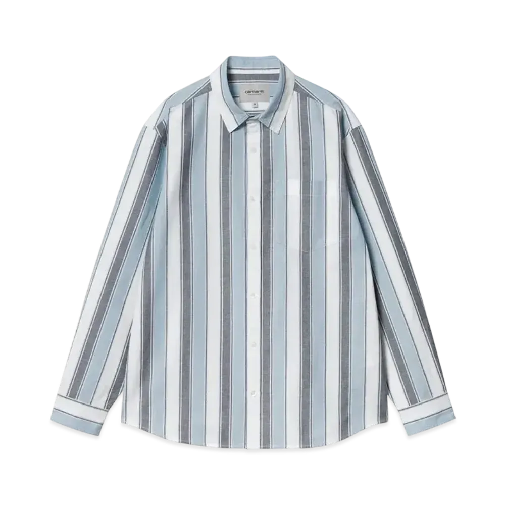 Carhartt WIP L/S Kendricks Shirt "Kendricks Stripe Blue"