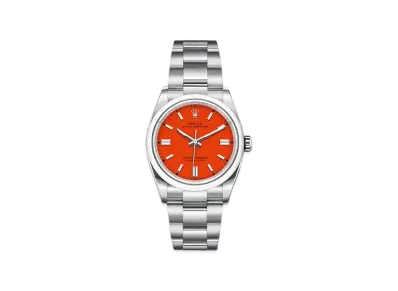 ROLEX Oyster Perpetual 36 Coral Red Dial 126000