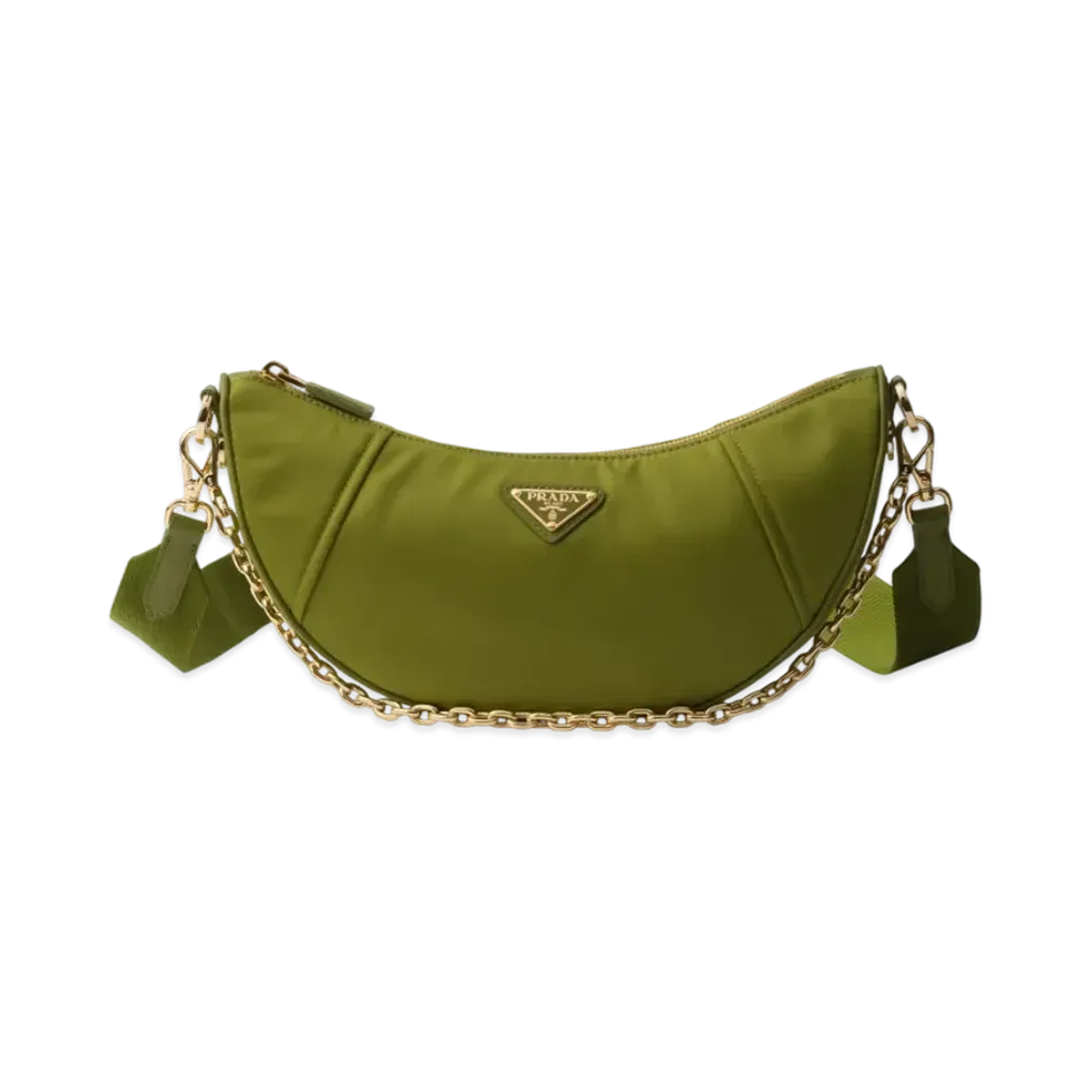 PRADA Re-Nylon Shoulder Bag "Olive"