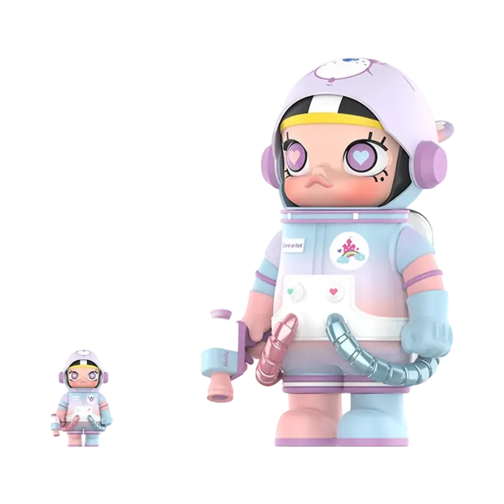 POP MART MEGA Collection 400%+100% SPACE MOLLY x Care Bears CARE-A-LOT-BEAR
