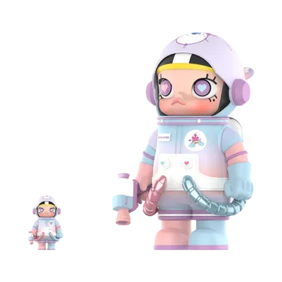 POP MART MEGA Collection 400%+100% SPACE MOLLY x Care Bears CARE-A-LOT-BEAR