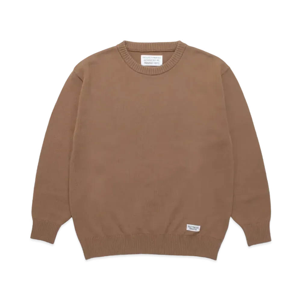 WACKO MARIA CLASSIC SWEATER "Brown"