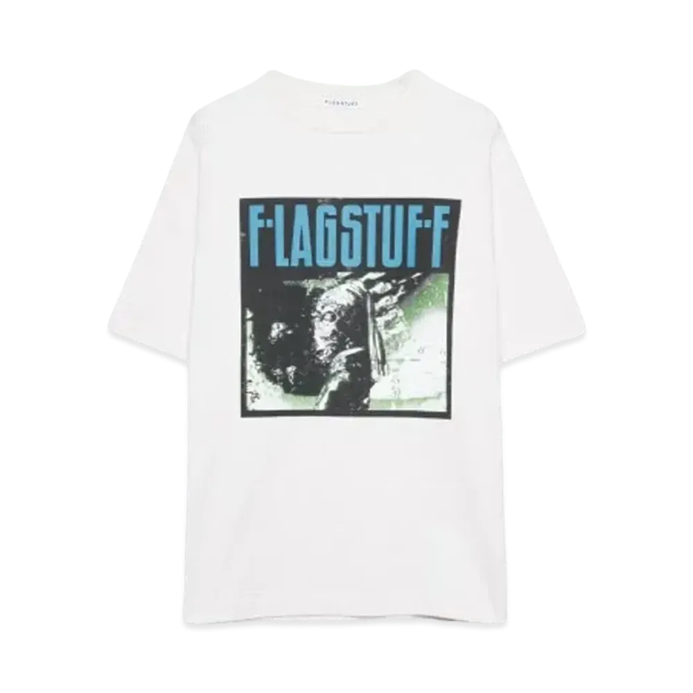 F-LAGSTUF-F "hair ornaments"Tee "WHITE"