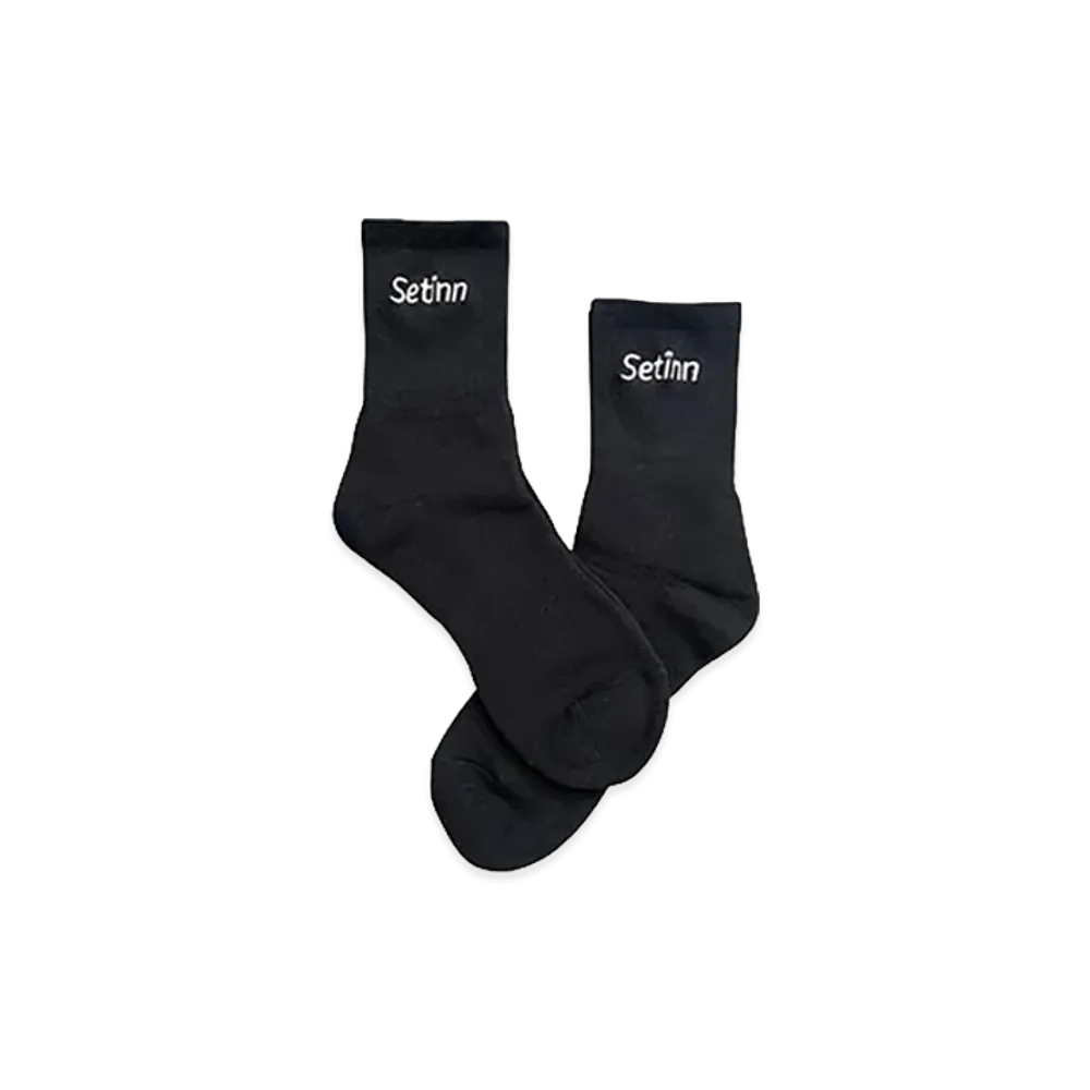 Setinn Court Socks 2P "Black"