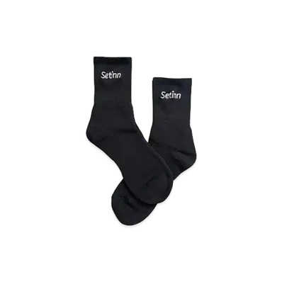 Setinn Court Socks 2P "Black"