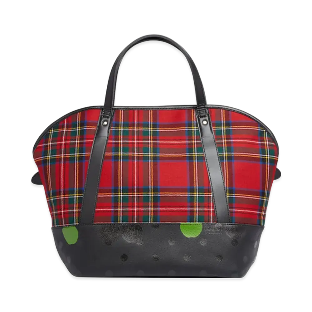 COMME des GARCONS x The Beatles Tartan Check Bag Large "Redish"
