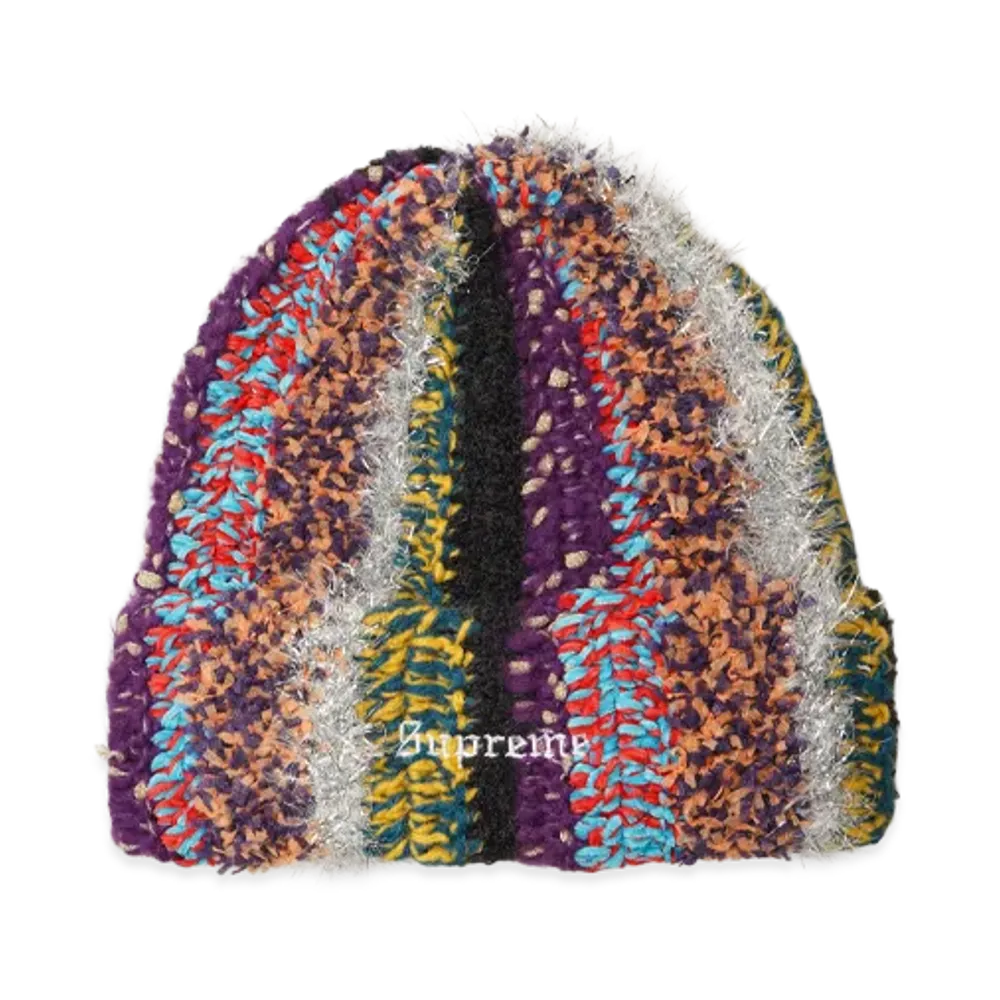 Supreme Tinsel Stripe Beanie "Multi"