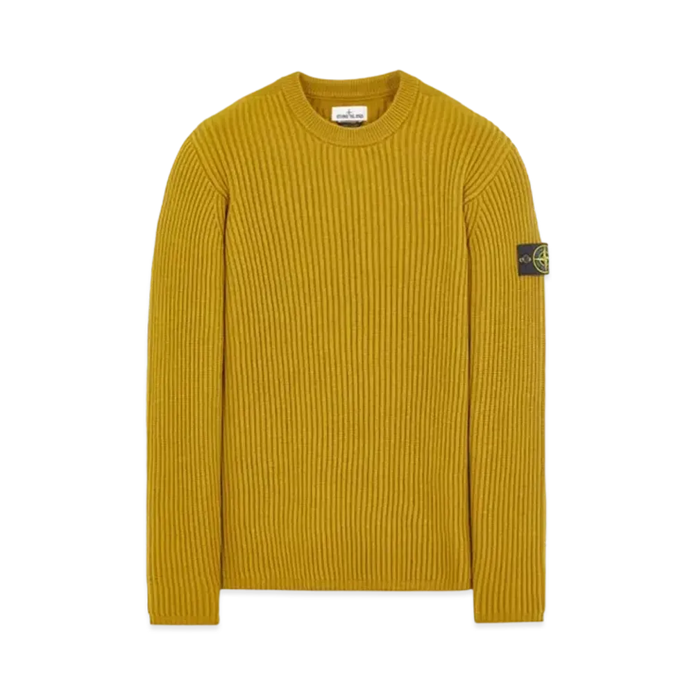 Stone Island 517C2 FULL RIB PURE WOOL "Dark Beige"