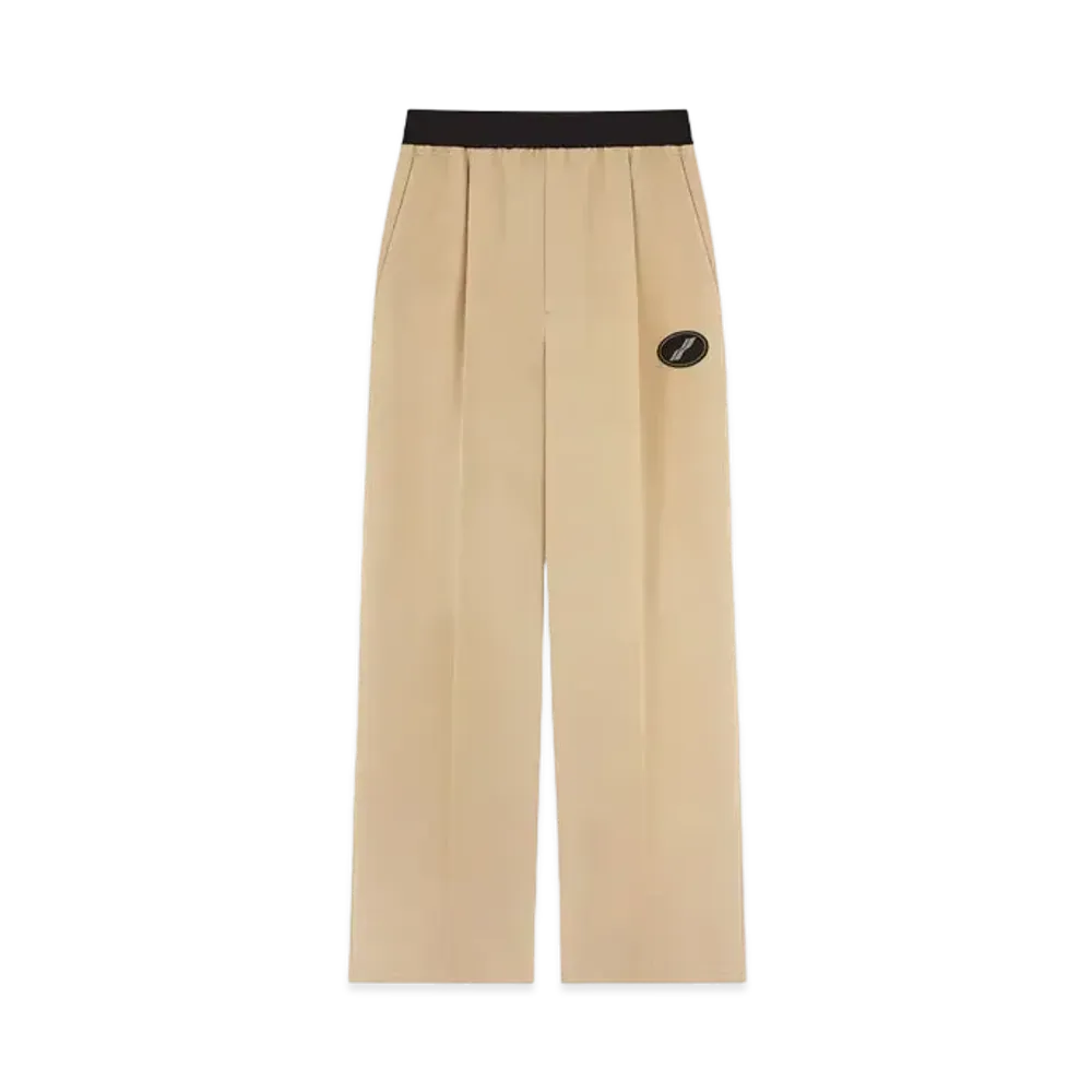 WE11DONE Logo Trousers "Beige"