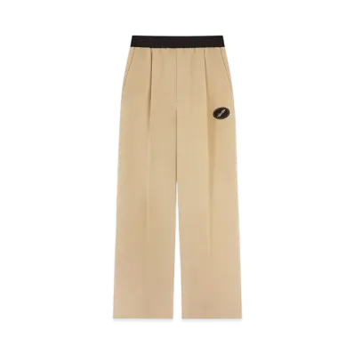 WE11DONE Logo Trousers "Beige"