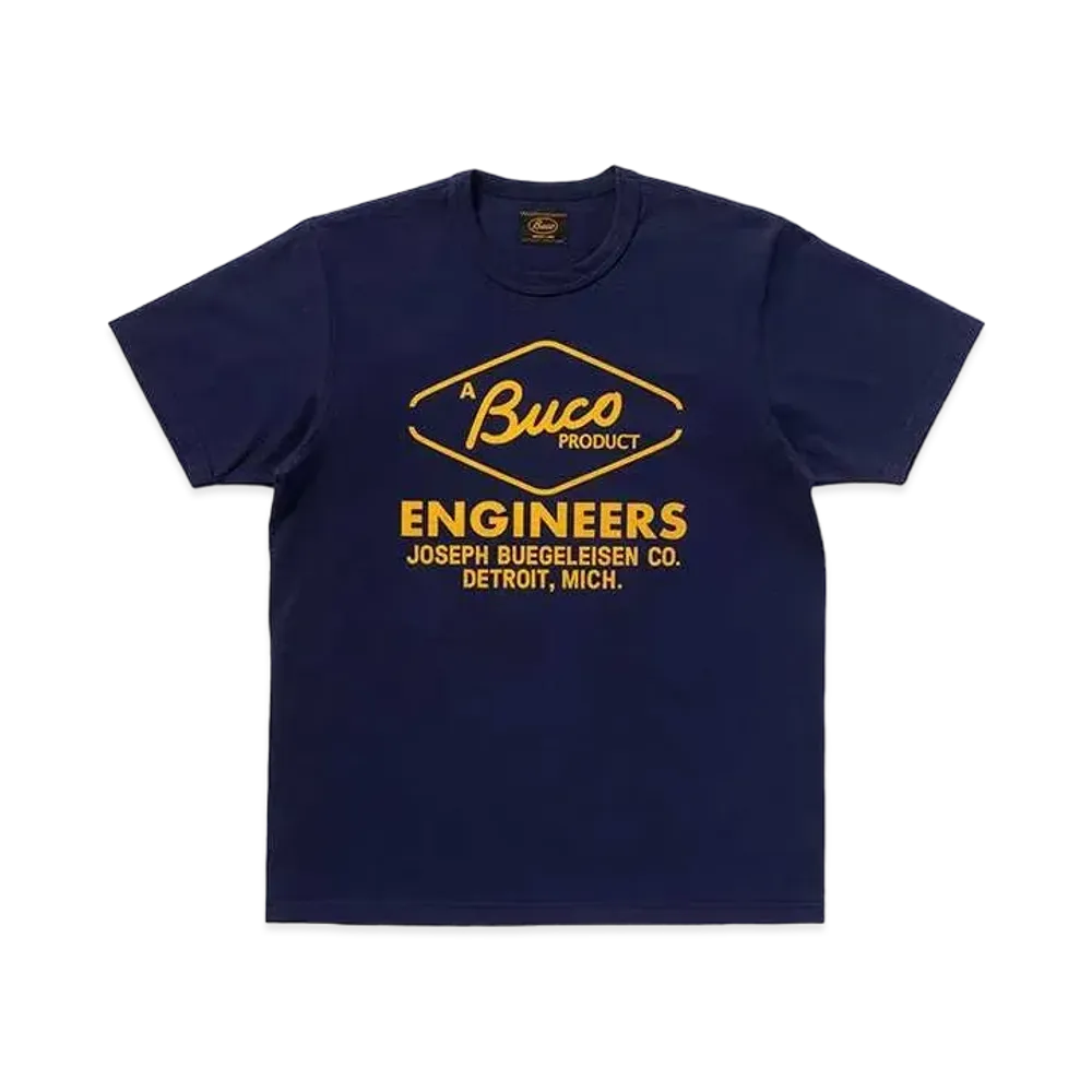 THE REAL McCOY'S Buco Tee / Engineers "Navy"