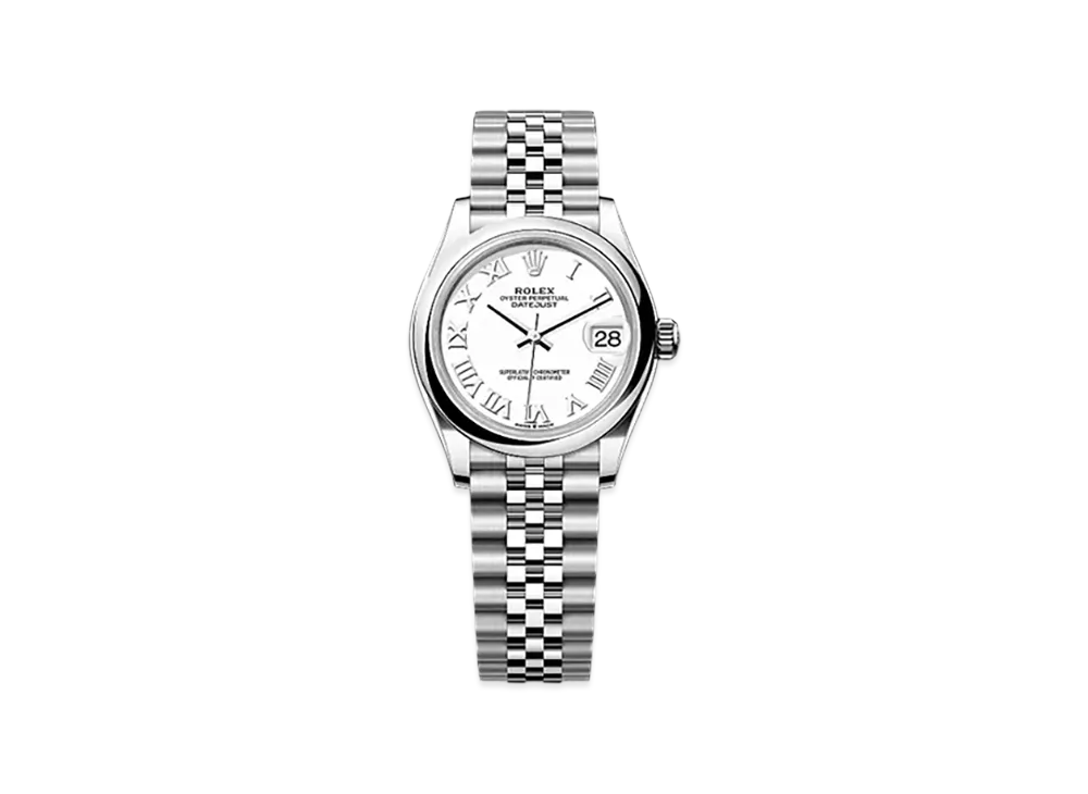 ROLEX Datejust 31 Oystersteel "White"