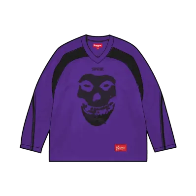 Supreme x The Misfits Hockey Jersey "Purple"