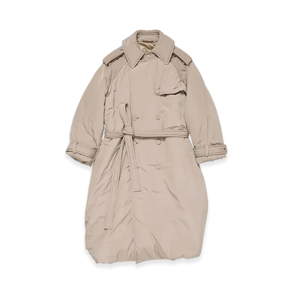 Acne Studios Technical Trench Coat "Almond Brown"