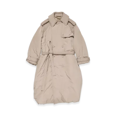 Acne Studios Technical Trench Coat "Almond Brown"