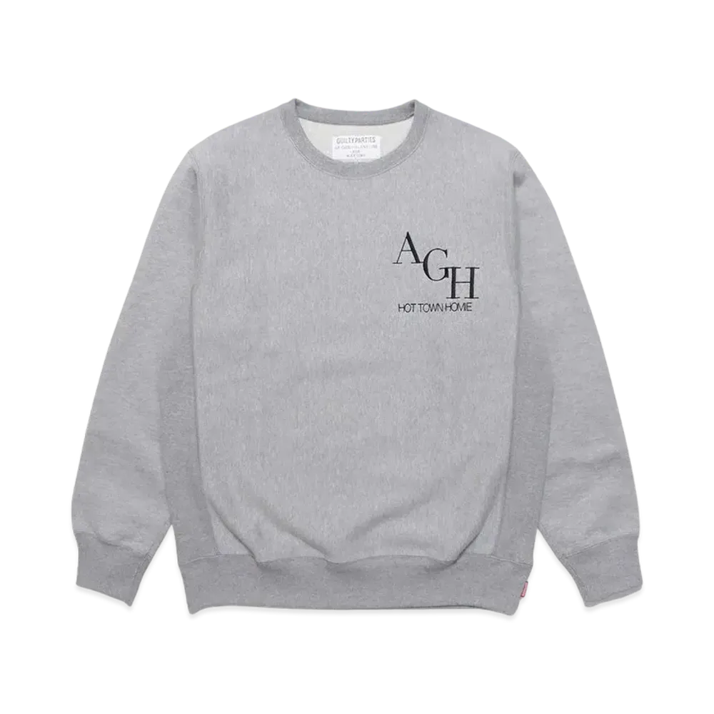 NAMEDARUMA X WACKO MARIA CREW NECK SWEAT "Gray"
