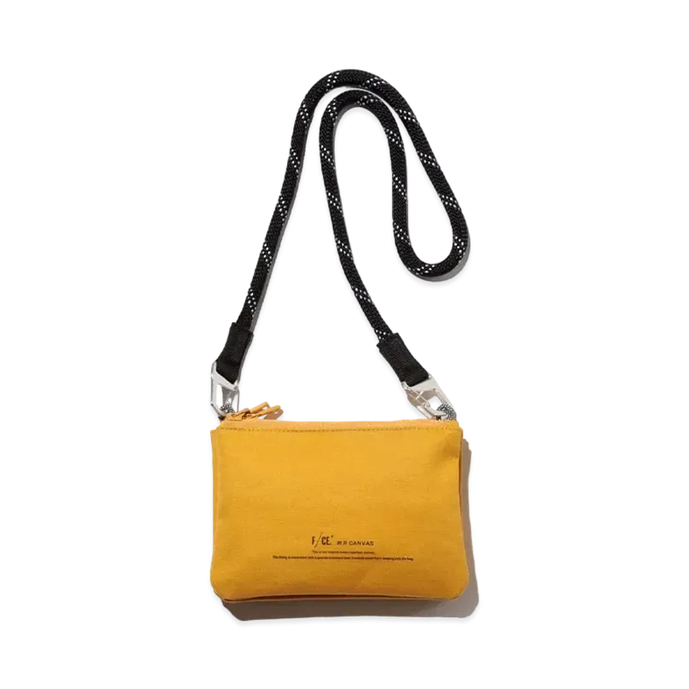 F/CE. W.R Canvas Mini Clutch "Yellow"