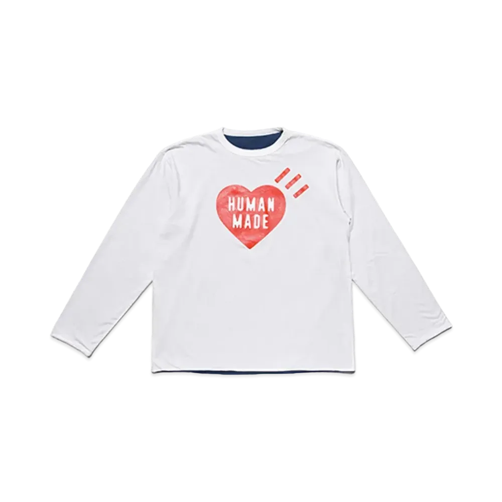 HUMAN MADE REVERSIBLE LONG-T "White"