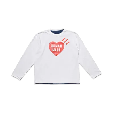 HUMAN MADE REVERSIBLE LONG-T "White"