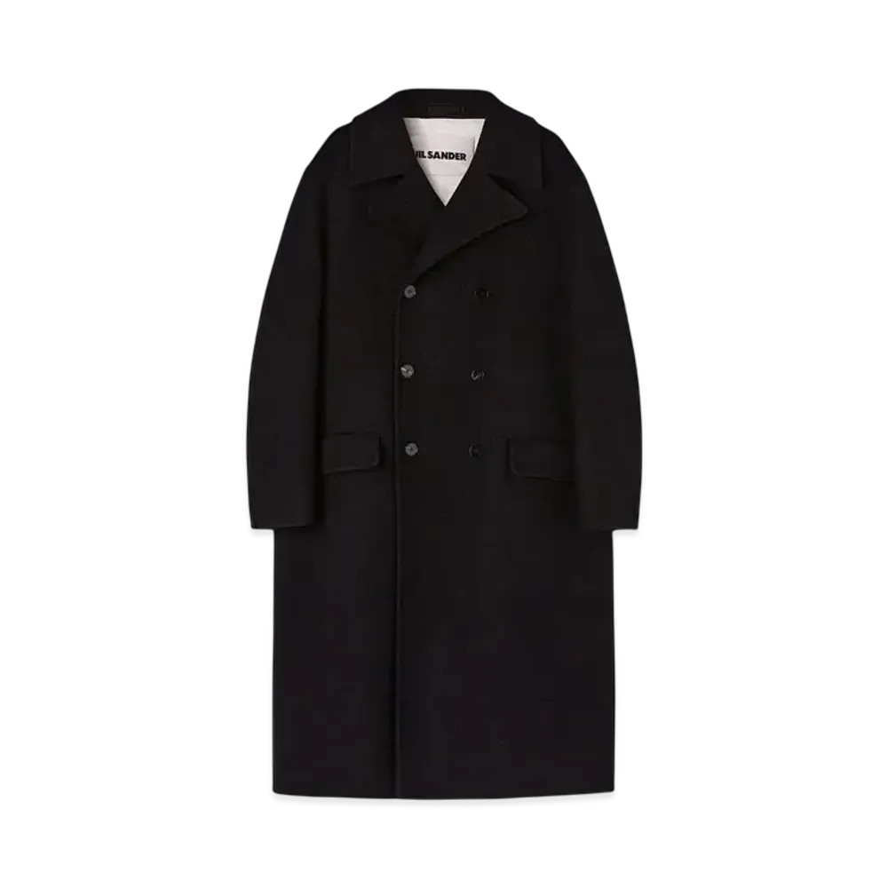 Jil Sander Men's Wool Coat "Black"