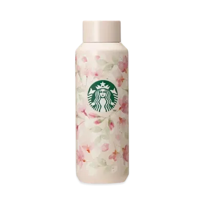 STARBUCKS SAKURA 2024 Stainless Steel Bottle Natural 473ml "Baby Pink"