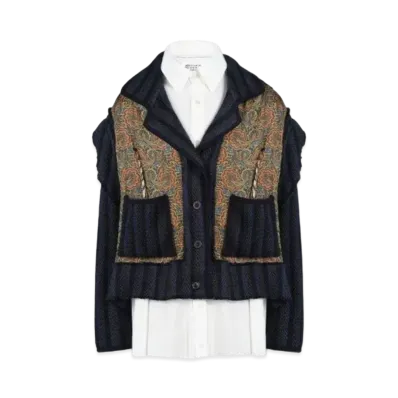 Maison Margiela Paisley Poplin Shirt "White"