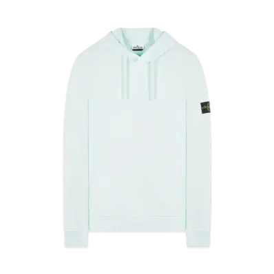 Stone Island 64120 BRUSHED COTTON FLEECE "Light Green"