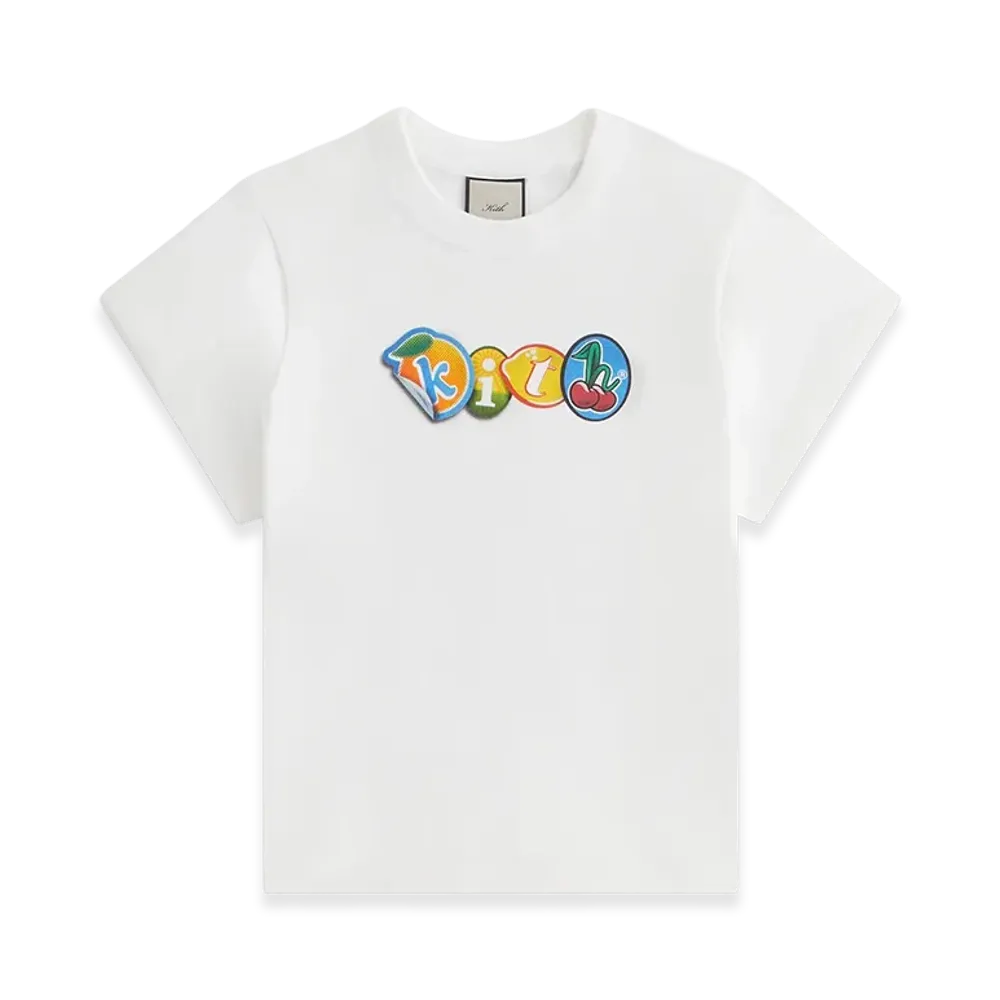 Kith Women's Mulberry Vintage Sticker Tee "White"