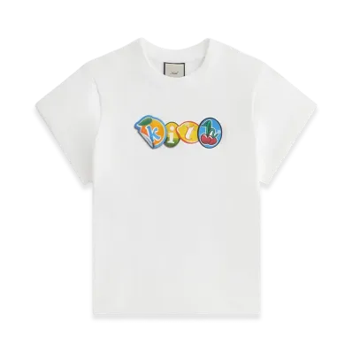 Kith Women's Mulberry Vintage Sticker Tee "White"