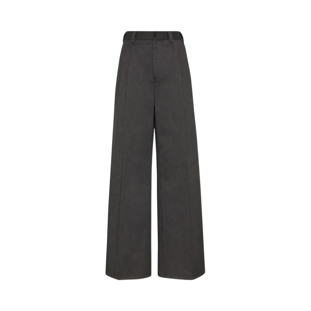 Maison Margiela Women's Pleated Trousers "Gray"