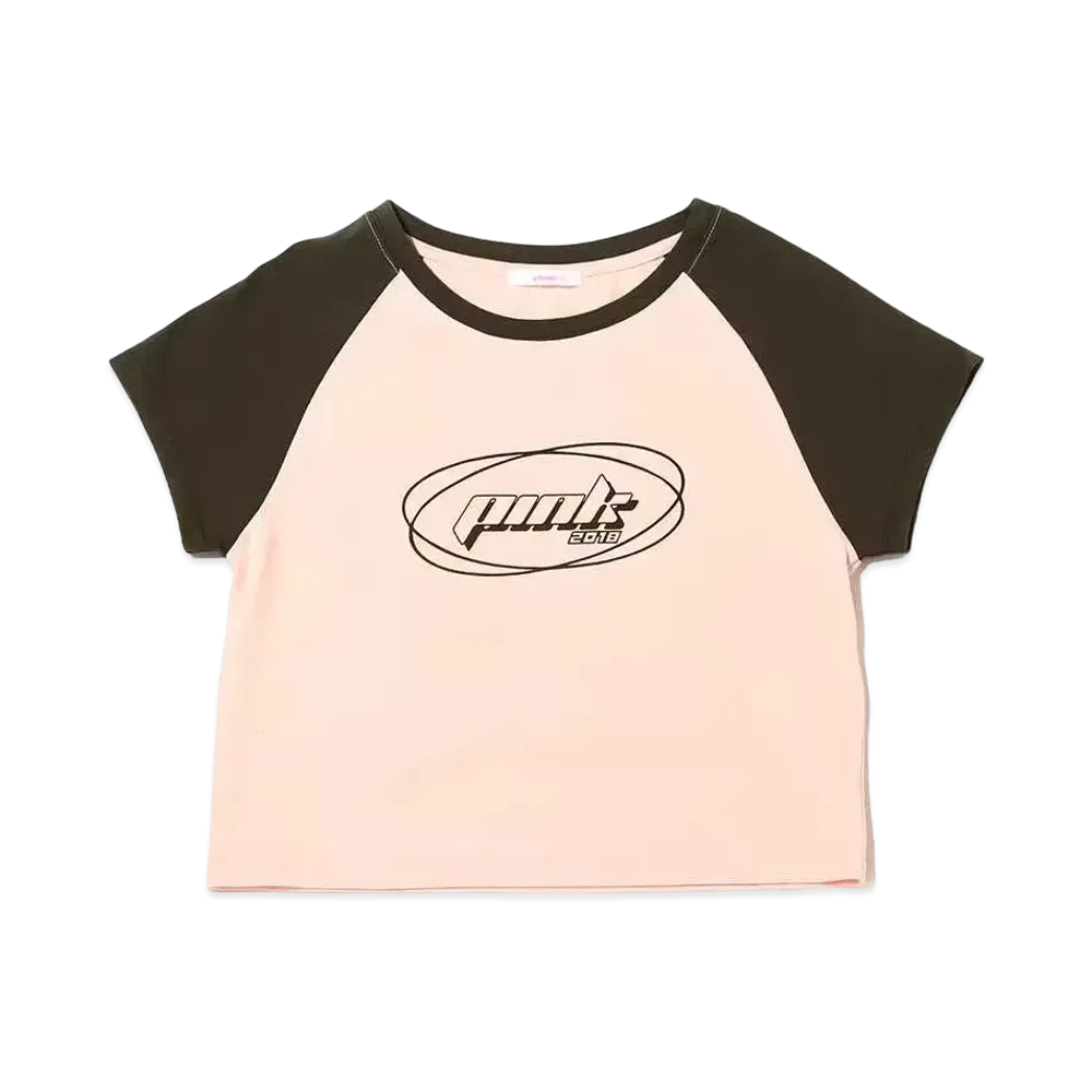 atmos pink Raglan Chibi T "Pink"