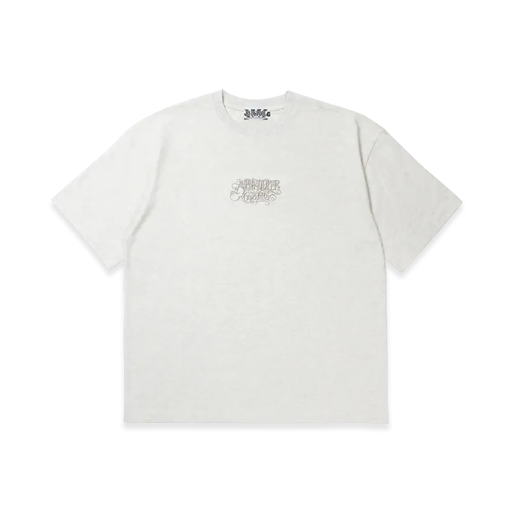 APHRODITEGANG Classic Logo Embroidery S/S Tee "Light Gray"