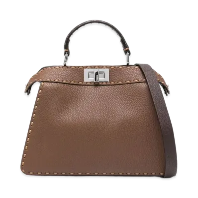 FENDI Women's Peekabo Iseeu Small Handbag "Brown"