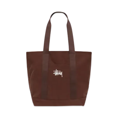 Stussy Canvas Market Tote "Brown"