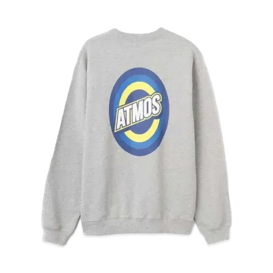 atmos Circle Gradient Logo Sweatshirt "Gray"