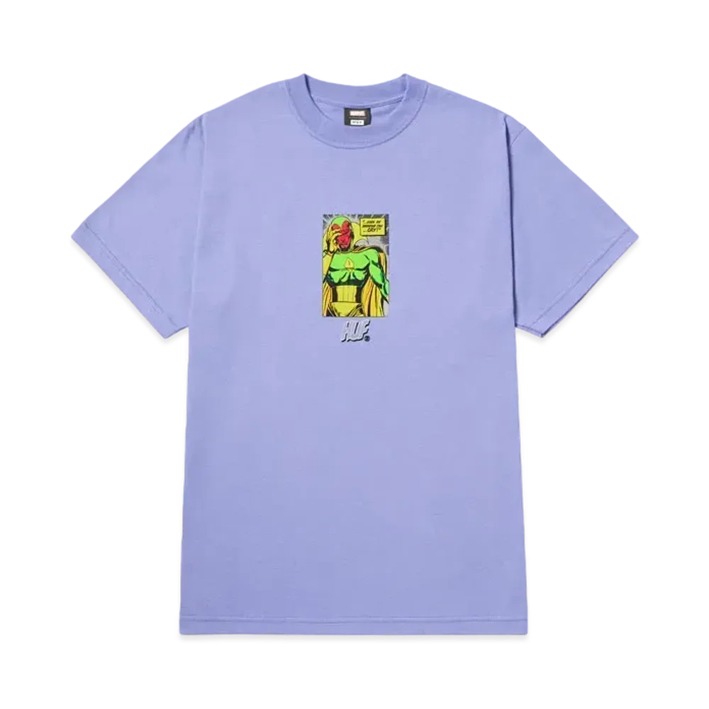 HUF x Avengers Sad Android Tee "Vintage violet"