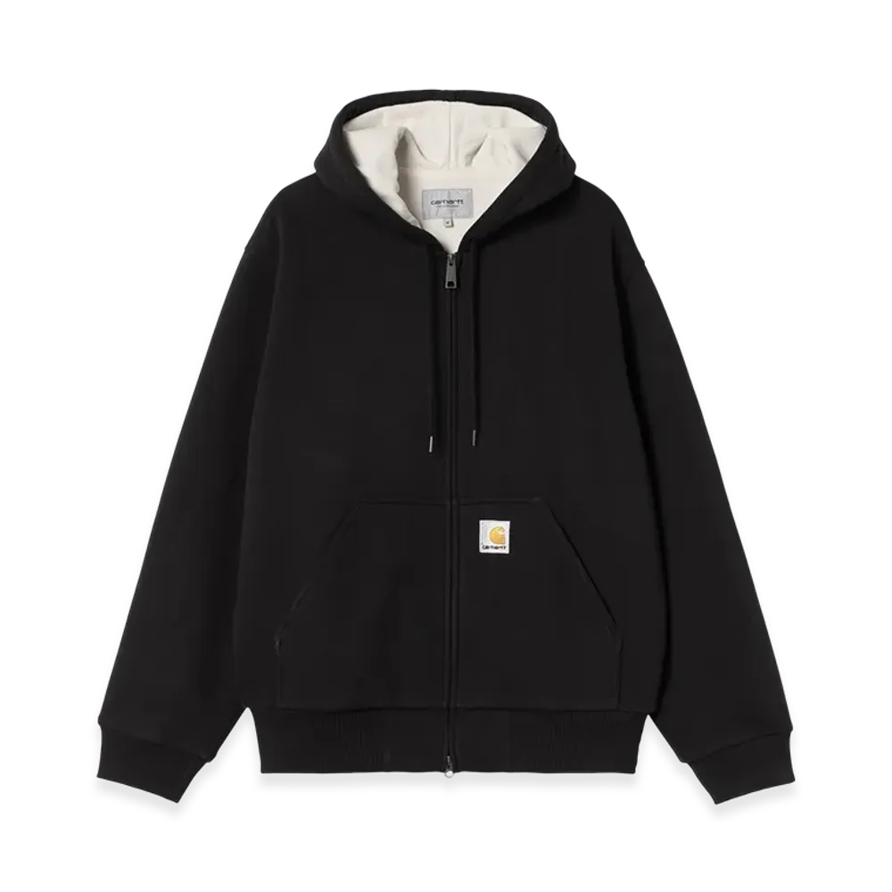 Carhartt WIP Active Sweat Jacket "Black(Stone Washed)"