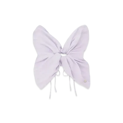 GELATO PIQUE Satin Ribbon Scrunchie "Lavender"