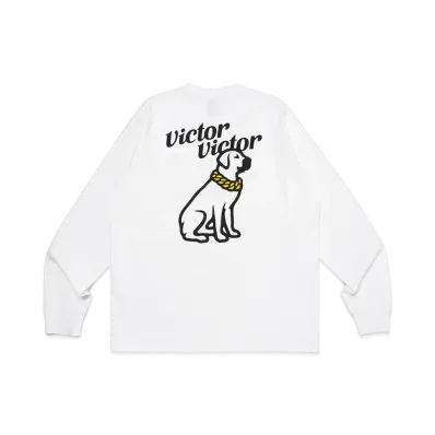 Victor Victor Worldwide L/S T-Shirt "White"