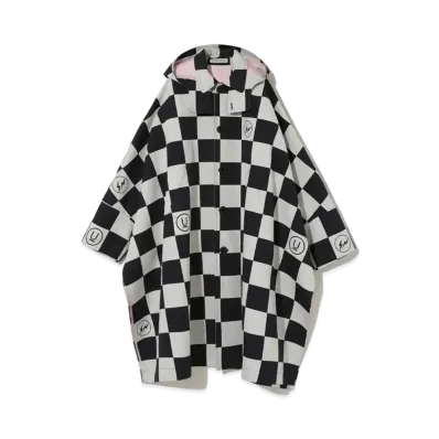 UNDERCOVER x FRAGMENT Cotton Poncho "Black CK"