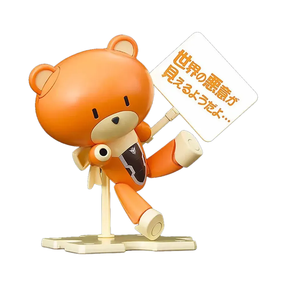 BANDAI "HIGH GRADE" -MOBILE SUIT GUNDAM 00- HGPG 1/144 Petit'gguy Allelujah Haptism Orange & Placard