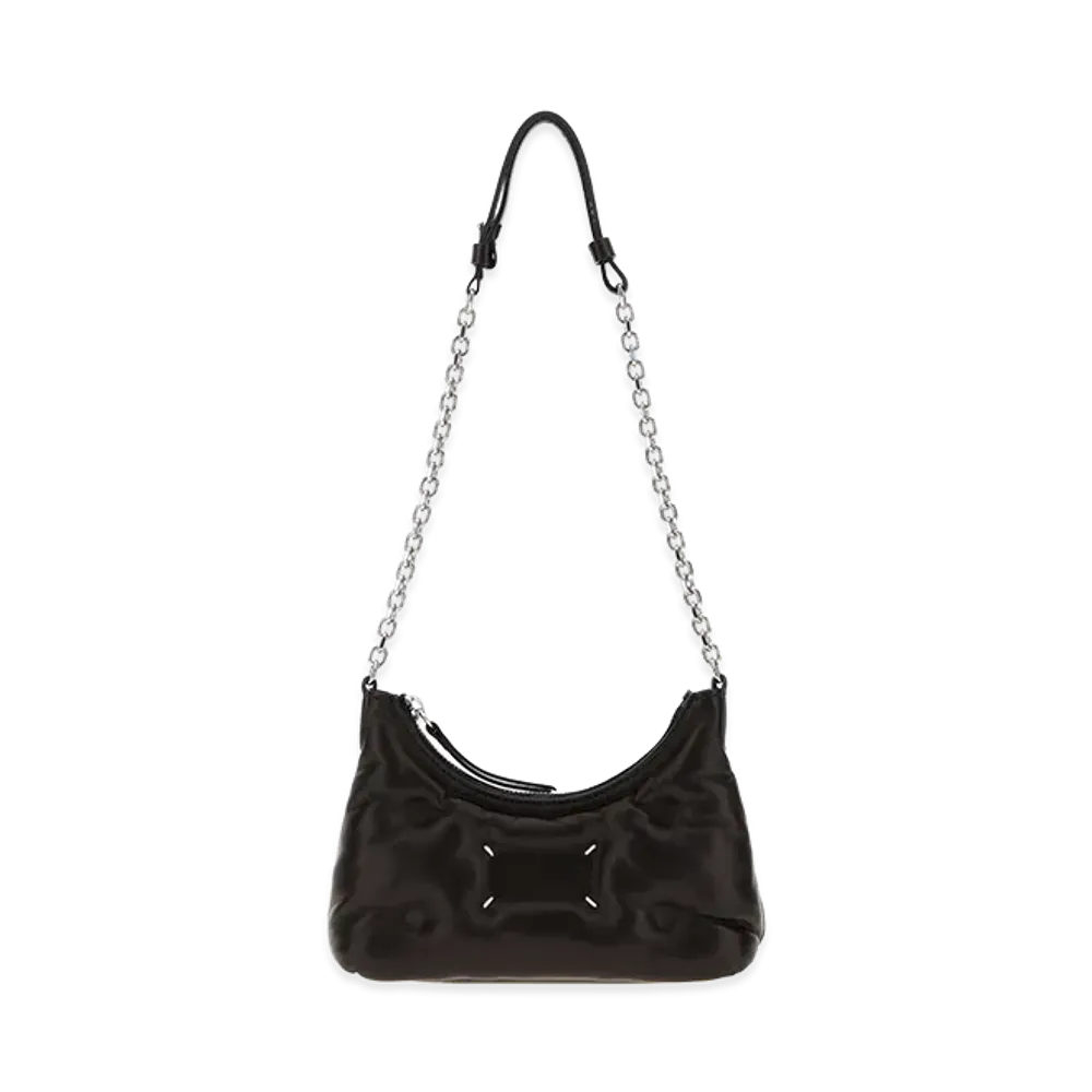 Maison Margiela Women's Glam Slam Hobo Micro Shoulder Bag "Black"