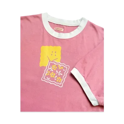 KAPITAL 20/- Ringer Tee "Pink"